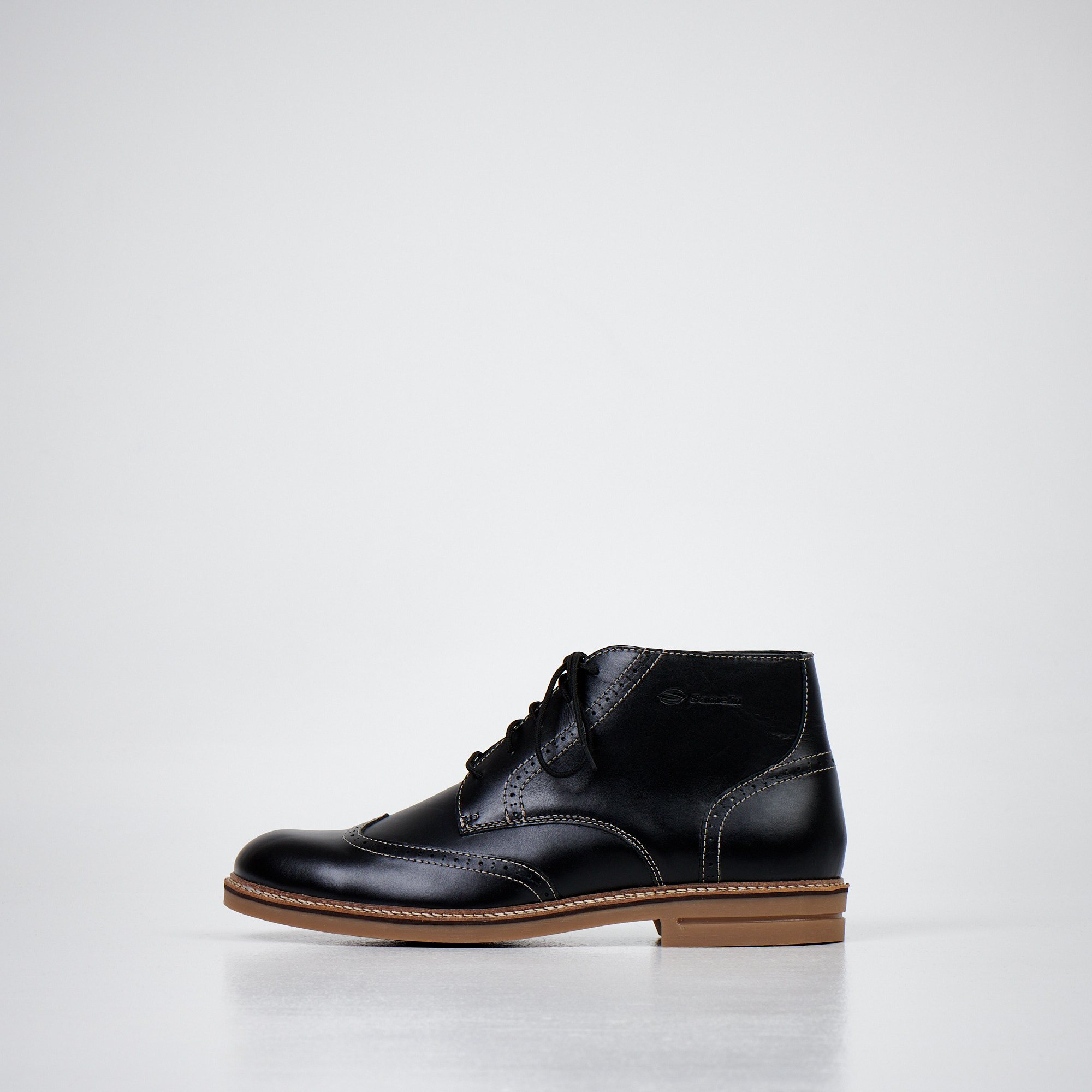 424 Ankle Boots - Black, Mustat Nilkkurit